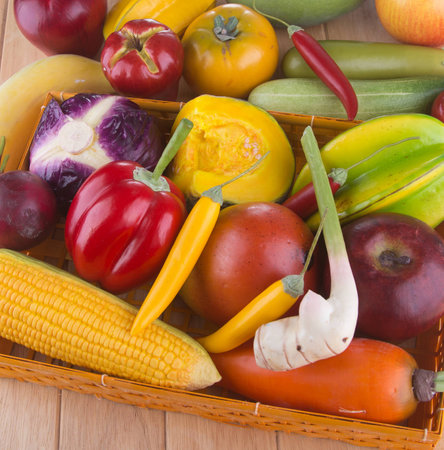 Fruits and vegetables の写真素材