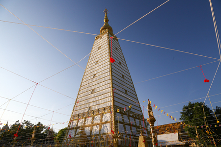Wat Phrathat Nong Bua in Ubon Ratchathani province, Thailand.の写真素材