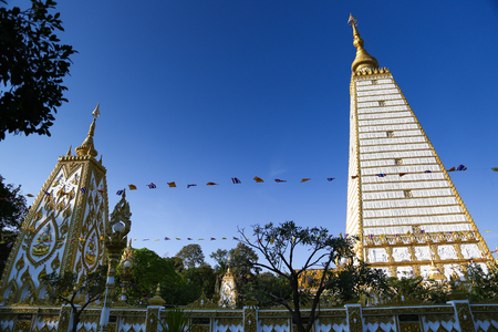 Wat Phrathat Nong Bua in Ubon Ratchathani province, Thailand.の写真素材