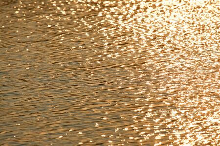 Gold water texture.の写真素材