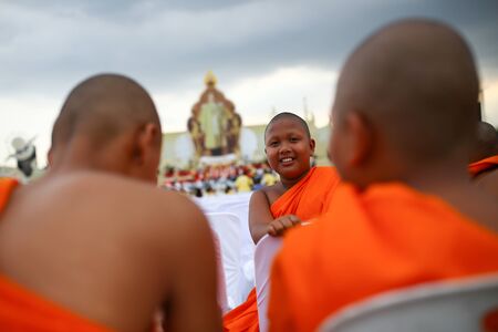 Bangkok Thailand December 6 2557 Ordination Ceremony to celebrate the King of Thailand.のeditorial素材