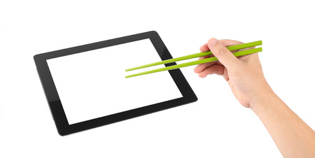 Eat the food social  Concept.の写真素材