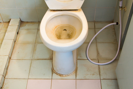 Dirty toilet.の写真素材