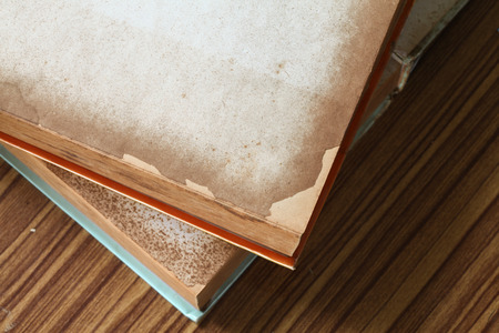 Pile of old books.の写真素材