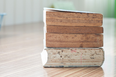Pile of old books.の写真素材