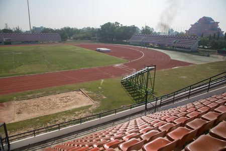 SISAKET THAILAND - January 3, 2557 Sisaket FC Football Stadium club on January 3, 2557 THAILAND.のeditorial素材