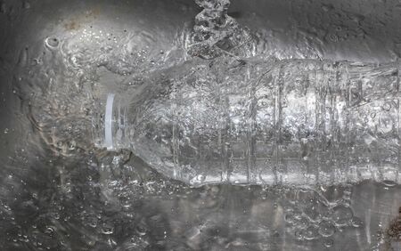 Wash water bottles.の写真素材