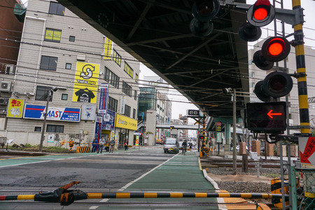 KAWAGOE, JAPAN - March 15, 2016 : The crea mall street has many shops.のeditorial素材