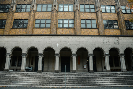 Tokyo university so classic at tokyo, JAPAN. Cinema mood.のeditorial素材