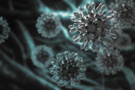 coronavirus 3d illustration an covid-19 3d illustration