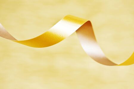 Golden ribbonの写真素材