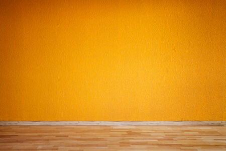 Orange empty room の写真素材