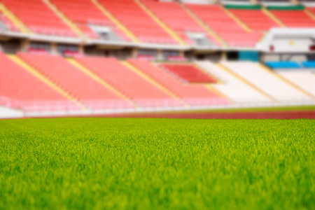 Green grass in the football field.の写真素材