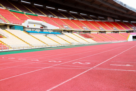 Bangkok,Thailand- August 4,2017: Rajamangala National Stadium  a part of the Hua Mak Sports Complex, is the national stadium of Thailand and the home stadium for the Thailand national football team.のeditorial素材