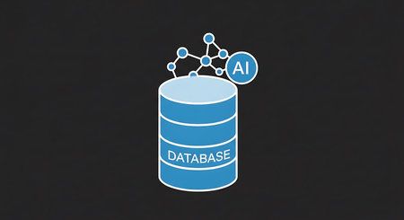 Data Database Icon on Blackboard. 3D Illustration. Data Storage Concept.