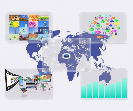 Objects Arrow Computers Arrow Network/Connectionの写真素材