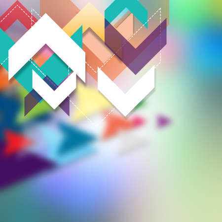 Arrow  on abstract  background