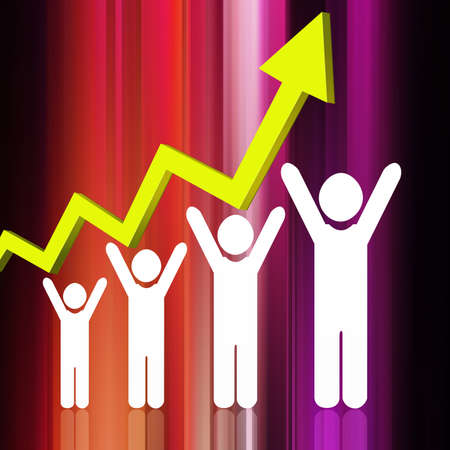 Stock Market Graphの写真素材