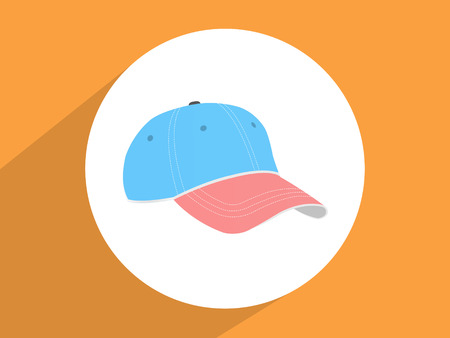 Cap ,Flat design styleの写真素材