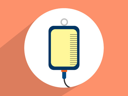IV bag ,Flat design styleの写真素材