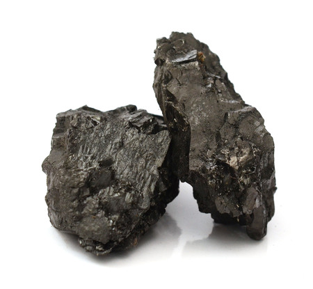 Coal isolated on white background