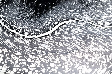 Marble abstract acrylic background. Nature blue marbling artwork texture. Gold and silver glitter.