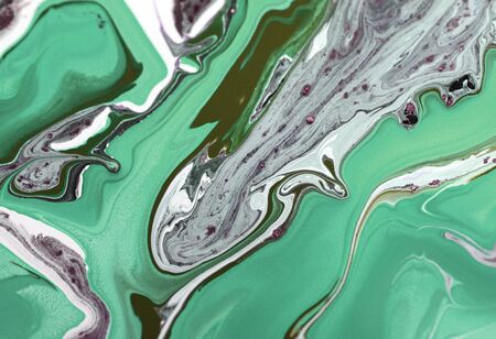 Marbled blue abstract background. Liquid marble pattern.