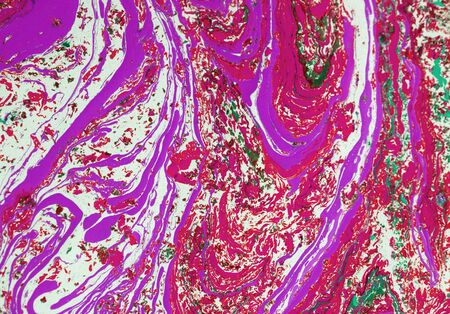 Blue and golden liquid texture, watercolor hand drawn marbling illustration, abstract background
