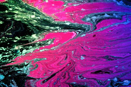 Marbled abstract background. Liquid marble pattern. Colorful marble backdrop. Golden glitter textureの写真素材