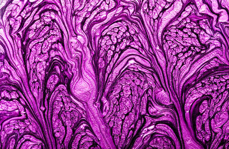 Marbled pink abstract wave background with layers.