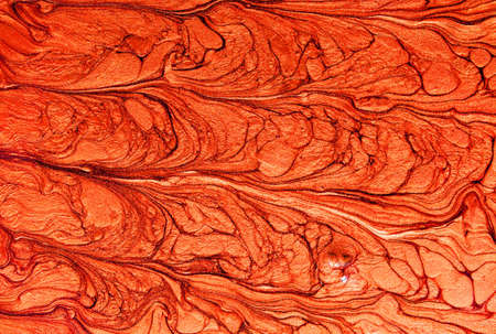 Abstract art with colored pigments fluid