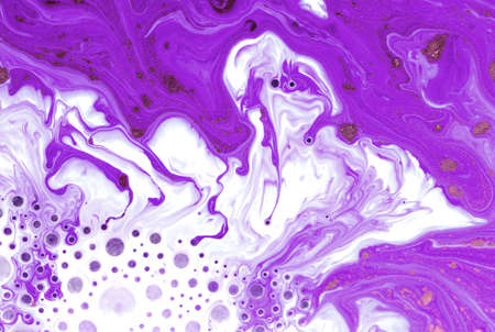 Marbled seamless background. Liquid blue marble pattern. Golden glitter texture.の写真素材