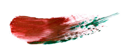 Red lipstick stroke (sample).の写真素材