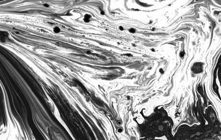 Black Marble background with paint splashes textureの写真素材