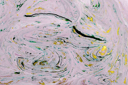 Grunge stained marble background with wavy stripes.