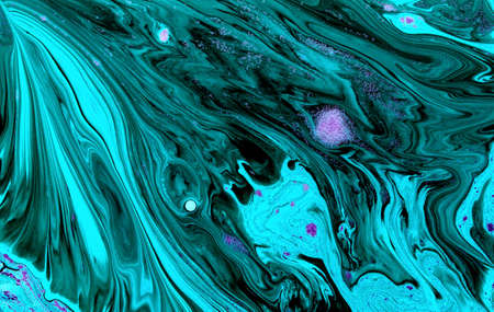 Abstract colored background from spilled paints