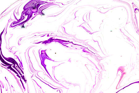 Colorful pastel marble pattern with golden glitter. Abstract liquid background