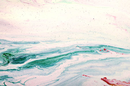 Traditional Ottoman Turkish marbling art patterns as abstract background