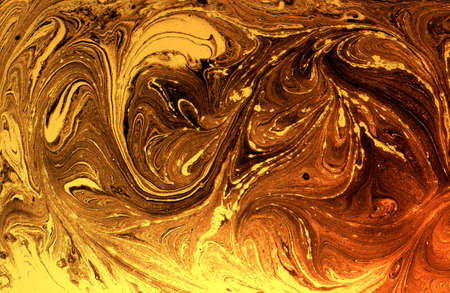 Marble background texture with gold, black, grey and white colors, using acrylic pouring medium art technique. Useful asの写真素材