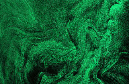 Aquamarine liquid pattern. Abstract artwork background.の写真素材