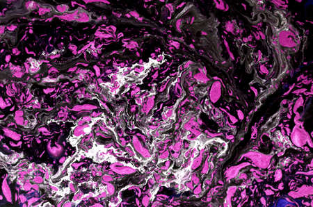 Marble purple acrylic texture. Agate ripple background.の写真素材