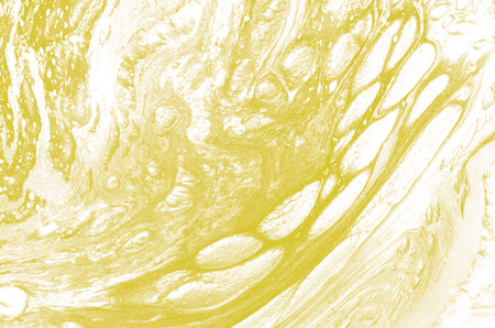 Yellow abstract background. Texture of oil paint on canvas. The surface of the oil.