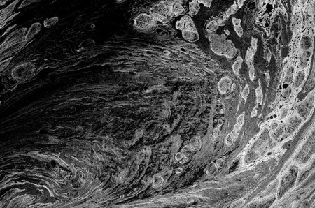 Marble abstract acrylic background. Black and white marbling artwork texture. Agate ripple pattern....