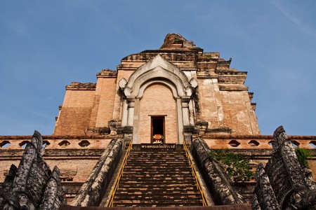 Chedi Luang Templeの写真素材