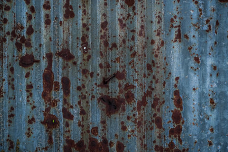 Old rustic steel zinc surface texture and backgroundの写真素材
