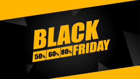 Advertising art of Black Friday promotion campaign.のイラスト素材