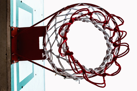 Basketball backboard below の写真素材