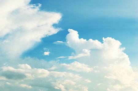 Blue sky clouds, clouds and sun light background