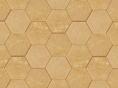 hexagon walkway background