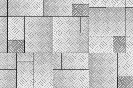 background of metal diamond plateの写真素材